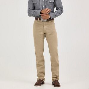 NWT Wrangler Cowboy Cut Beige Slim Fit